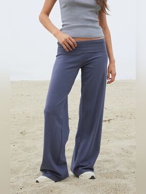 Brandy Melville Priscilla Pants Faded Navy Blue OS